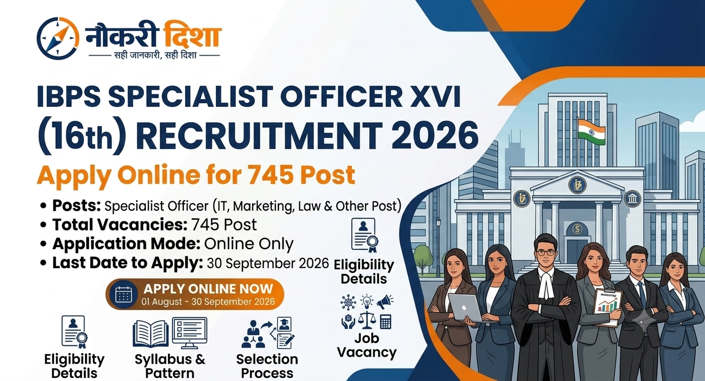 IBPS Specialist Officer, IBPS SO Recruitment 2026, IBPS SO XVI Recruitment 2026, IBPS CRP SPL XVI, IBPS SO 2026, IBPS SO Notification 2026, IBPS SO Online Form 2026, IBPS SO Apply Online, IBPS SO Vacancy 2026, IBPS SO 745 Post, IBPS SO 745 Vacancy, Institute of Banking Personnel Selection,