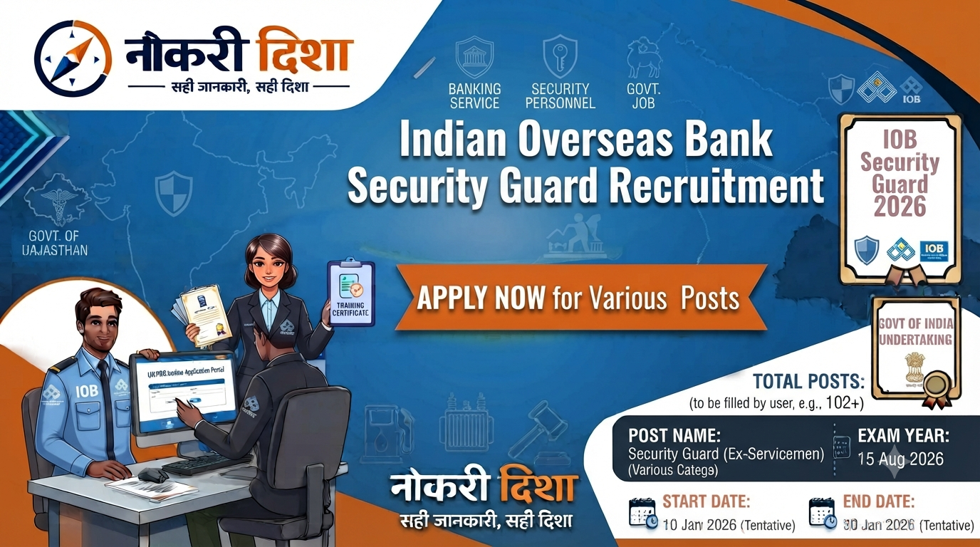 Indian Overseas Bank, IOB Recruitment 2026, IOB Security Guard, Security Guard Recruitment, IOB Jobs, Bank Jobs 2026, Banking Jobs, Government Jobs, Govt Jobs 2026, Sarkari Naukri, Sarkari Result, Security Guard Jobs, Bank Security Guard, 25 Vacancies, Government Job Alert, Latest Government Jobs, Recruitment 2026, IOB Recruitment, Bank Job Alert