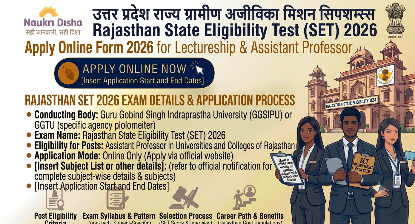 Rajasthan SET 2026, Rajasthan State Eligibility Test 2026, Rajasthan SET Online Form 2026, University of Kota SET 2026, Rajasthan SET Notification 2026, Rajasthan SET Recruitment 2026, Rajasthan SET Exam 2026, Assistant Professor Eligibility Test, University of Kota Recruitment, Rajasthan Government Jobs, Rajasthan Exam 2026, SET Application Form 2026, Rajasthan Eligibility Test, University of Kota Online Form, Government Exam 2026, Rajasthan Careers, Latest Rajasthan SET Notification, Sarkari Result Rajasthan SET, Rajasthan Teaching Exam, Rajasthan SET Apply Online